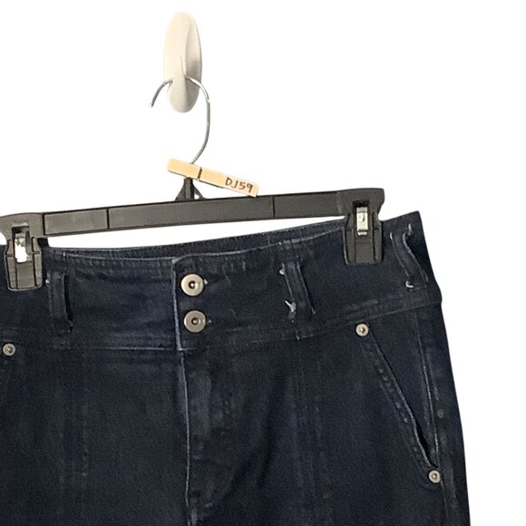 Pilcro & The Letterpress Dark Wash Slim Fit Denim Jeans Women Size 28 Cotton - Picture 2 of 7